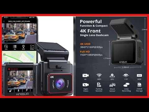 Kingslim D5 Dash Cam Review: Crystal Clear 4K Video and Smart Features for Safer Driving