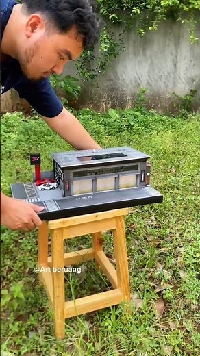 Mini HARAJUKU GARAGE DIORAMA 1/64 scale52x29x20cm 🐻👌🏻Created diorama @artberuang #diorama