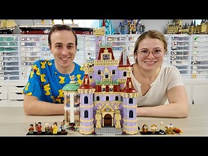 LEGO Beauty & the Beast Castle Built & Placed VLOG
