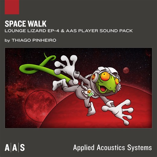 Lounge Lizard EP-4 - Space Walk by Applied Acoustics Systems - Sound Pack for Lounge Lizard Plugin VST VST3 Audio Unit AAX