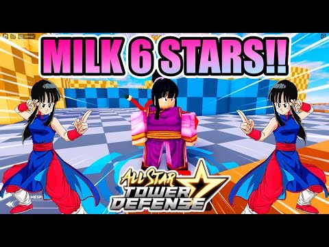 MILK 6 STARS SHOWCASE💕🌟ALL STAR TOWER DEFENSE 🌟#ROBLOX