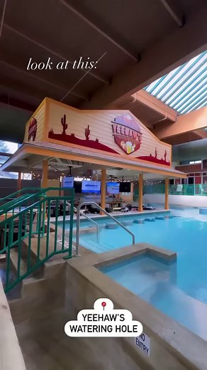 287K views · 1K reactions | Our newly renovated Wild West indoor cabanas sit alongside our brand new Yeehaw’s Watering Hole (swim-up bar) making it the perfect place to relax in style. 鸞#wildernessresort #wisconsindells #wisdells #travelwisconsin #visitwisconsindells #vacation #travel #waterpark #familyfun #familyvacation #familytravel #vacationmode | Wilderness Hotel & Golf Resort | Facebook