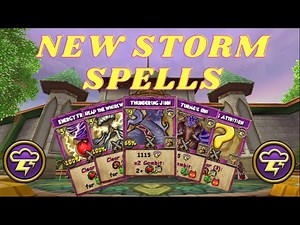 Wizard101 || NEW Storm Roshambo Spells!!