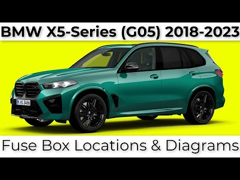 BMW X5-Series [G05] 2018-2023: Fuse Box diagrams, locations and layouts