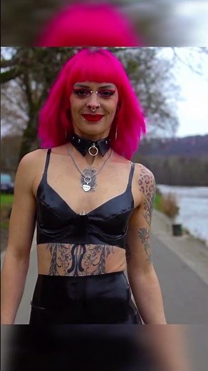 Asymmetrical Latex Skirt & Black Bra 👠✨ Full Video ⬆️