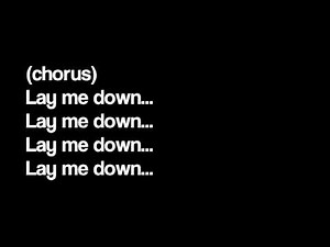 Lay me down (lyrics)