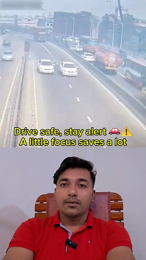 17K views · 95 reactions | Safety first, always  দেখেশুনে ধীরে চালালেই শান্তি  #DriveSafe#StayAlert#RoadCare#CalmDrive#PositiveDay | Manoar React | Facebook