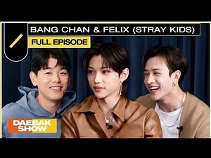 [مترجم للعربيCC] Stray Kids' Bang Chan and Felix Catch Up with Eric Nam | DAEBAK SHOW S2 EP1