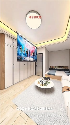 NFS DESIGN STUDIO on Instagram: "A open hall convert into a trending bedroom design with @nfs.studio_ .. contact now🏠🥰. #interiordesign #homedecor #homedesign #reelsviral #bedroomdesign"