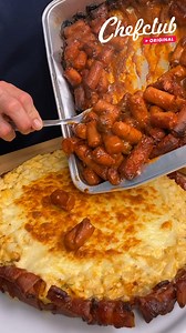 68K views · 333 reactions | Bacon Basket Mac N Cheese! Served with yummy hot dogs  | Chefclub GruB | Facebook