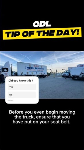 CDL - Tip of the day! #trucking #viral #education #fypyoutube