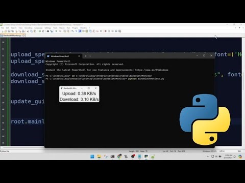 Python Project: Create a Bandwidth Monitor in Minutes!
