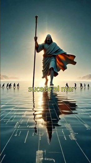 Moisés y el mar que se abrio en dos