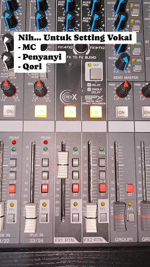 Setting Vokal jangan di samakan #soundsystem #soundmen #reels | Ayip Teknik Elektro