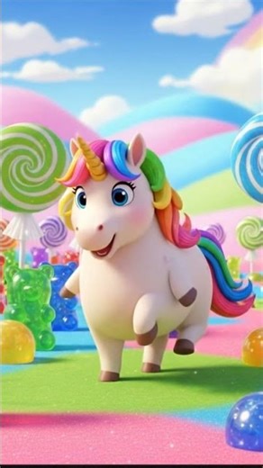 RAINBOW UNICORN DANCE Party in Candy Land! 🦄✨
