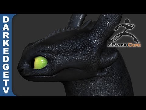 Toothless, Nightfury Portrait | ZBrushCore SpeedSculpt