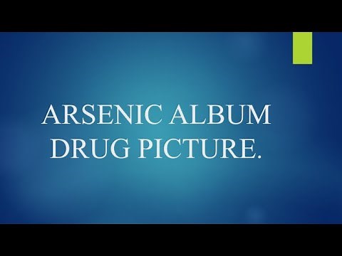 Complete Drug Picture Of Arsenic album (homoeopathy)