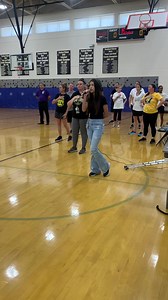 Kicking off our Staff verses Student basketball game with the Star Spangled Banner 🇺🇸 | Woodland Middle School