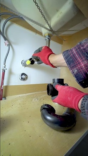 Installing a Sink P-Trap