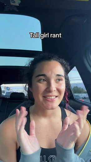 When i say for all my “tall girls” it means anyone who feels this way. Not a specific height:) height is all relative. Thanks for coming to my ted talk