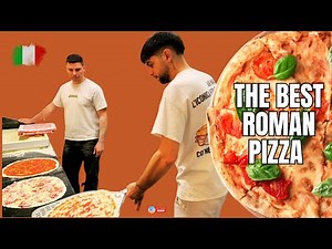 Here is Best Roman Pizza in Rome 🍕 Rome Italy - May 2025