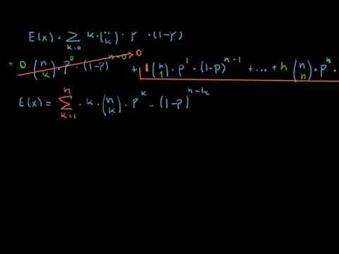 Valor Esperado de uma Distribuição Binomial.