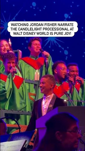 Jordan Fisher Returns to EPCOT Candlelight Processional 2025