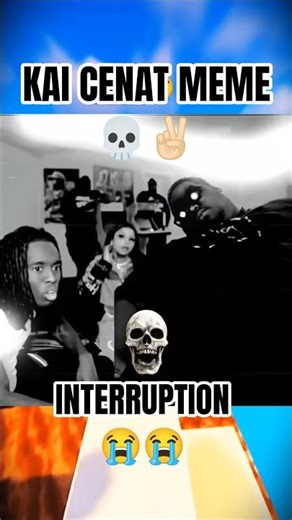 Kai Cenat Interruption Meme 😭✌️ (SPEEDRUN MEME) ( ꈍ◡ꈍ)