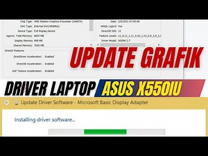 Instal Grafik Laptop Asus X550iu Windows 10 / Grafik AMD Radeon R7