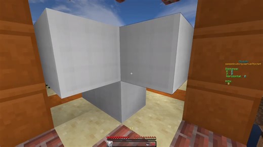 Exploring a Virtual Blocky World in Gameplay