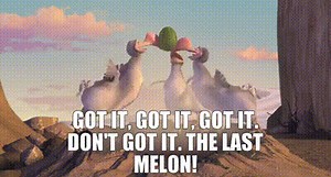 Got it, got it, got it. Don't got it. The Last Melon!