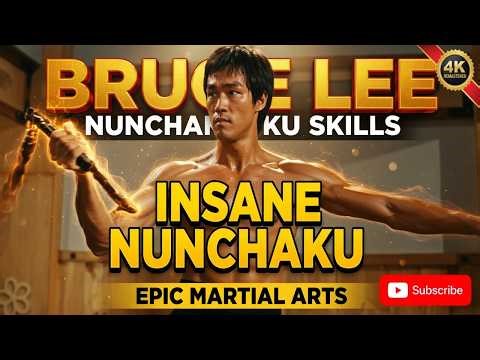 ruce Lee Insane Nunchaku Skills 😱 Most Deadly Martial Arts Weapon Mastery Ever!