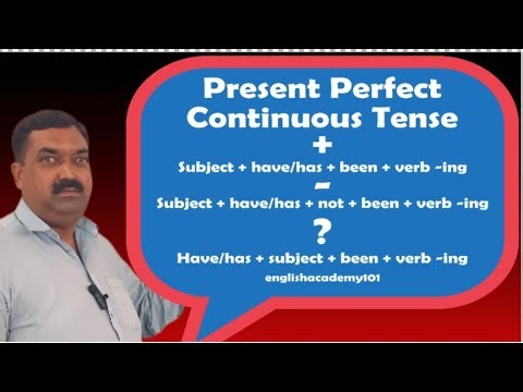Present Perfect Continuous Tense | English Grammar Made Easy by Afzal Bhatti