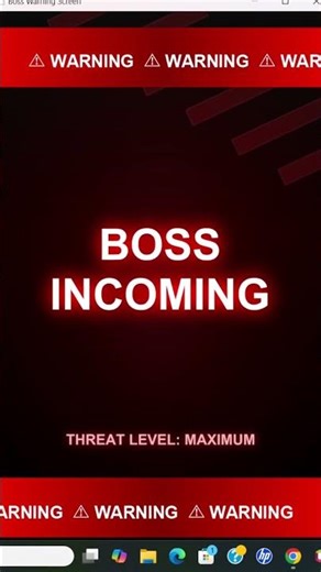 Games Know How to Create Fear 😳 | Boss Warning Screen
