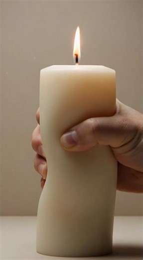 Hand vs Wax Candle!
