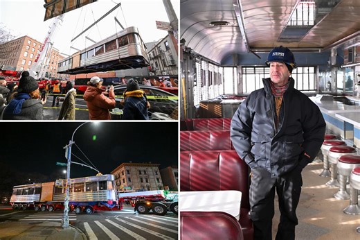 Beloved 57-year-old NYC diner physically relocated from Brooklyn neighborhood to Steiner Studios for movie set