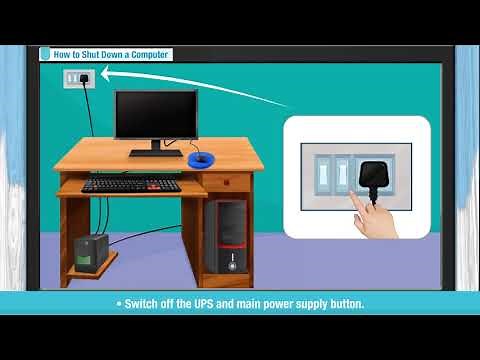 How to Shut Down a Computer | कंप्यूटर कैसे बंद करें | Kriti Educational Videos #computereducation