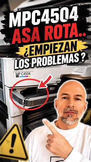 What a simple broken handle can hide in a Ricoh MPC4504