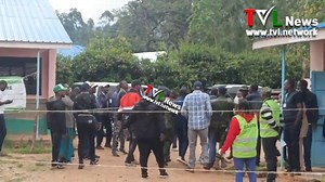 18K views · 226 reactions | Scenes before CS Dr. Alfred Mutua, leader of the Maendeleo Chap Chap Party, was chased away by residents at Kasinga Primary polling station. He had arrived attempting to influence voters to support his party’s candidate. The entire incident was captured by the latest surveillance drone TVL NEWS acquired from Israel specifically for coverage of the Mumbuni North by-election. | TVL News | Facebook