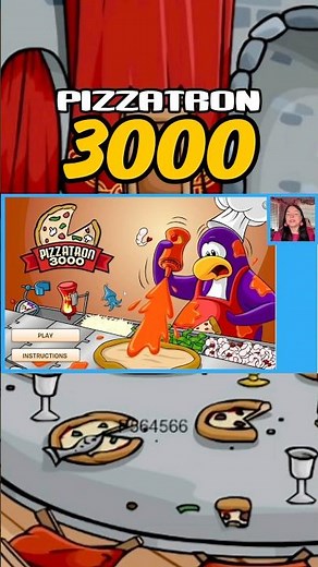 Pizzatron 3000 in Club Penguin Legacy! #clubpenguin #pizzatron #penguin #nostalgicgames #nostalgia