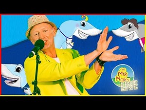 Baby Shark Live | Childrens Nursery Rhymes and Kids Songs | The Mik Maks