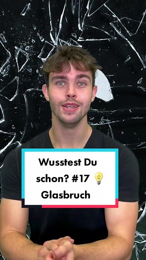 Scherben bringen also Glück? 😬 #wusstestduschon #fy #fyp #debeka #versicherung #glas #hausratversicherung