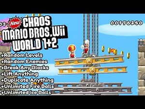 We essentially made a Chaos NSMBW...