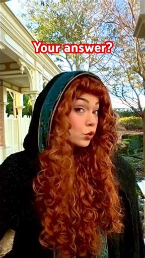 Merida’s Question of the Day at Magic Kingdom (It Was 27° 🥶)