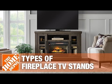Types of Fireplace TV Stands | The Home Depot