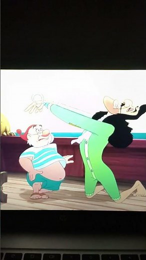 Peter pan Return to Neverland Captain Hook Cant get any piece of quiet because of the Octopus
