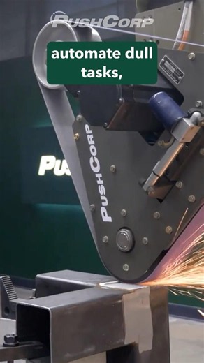 Automated Weld Grinding with PushCorp's Robotic Belt Sander