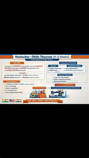 Heckscher–Ohlin (H-O) Model in 10 Minutes | Factor Endowment Theory