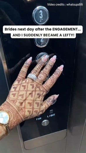 Make My Wedding on Instagram: "May use left hand only for the next 6-8 months 😌"