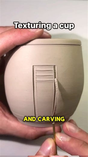 How to Make Hand-Carved Ceramic Cups